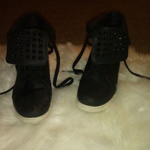 Black wedge size 9 shoes
